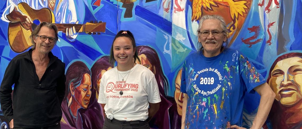 Artists - Richard Tetrault, Charlene Johnny and Jerry Whitehead